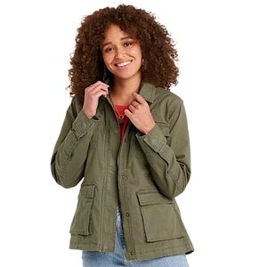 Utilitarian Chic: Universal ThreadAnorak Jacket, Size Xl, New, Olive Green